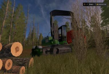 Mobile 800L diesel tank for the forest v1