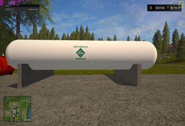 Placeable anhydrous liquid fertilizer tank v1.0