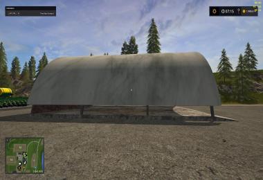 Placeable hayshed converted from fs15 v1.0