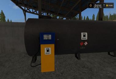 Placeable Petrol Stations LS17 v1.0