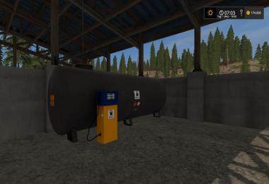 Placeable Petrol Stations LS17 v1.0