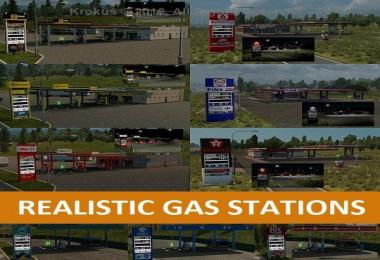 Realistic Gas Stations + Real Fuel Prices