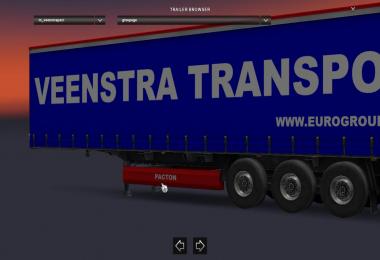 Trailer pacton from veenstra transport heeg