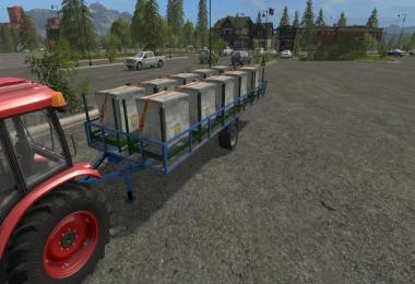 Transport trailer bales, pallets and wood V0.5 (beta)