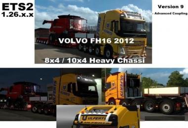 Volvo FH 2012 8x4 and 10x4 V9 ETS 21.26.x.x