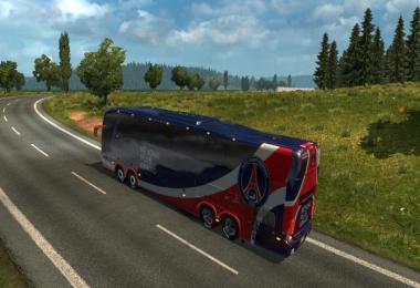 Bus Marcopolo G7 1600LD Paris Saint-Germain Skin v1.26