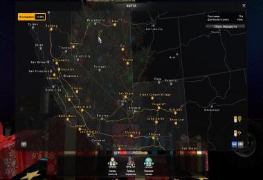 Coast to Coast Map - Re-scale Beta