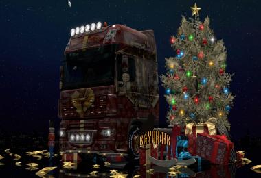 DAF XF 105 50k Christmas delivery skin 1.26