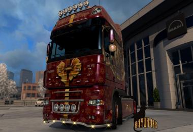 DAF XF 105 50k Christmas delivery skin 1.26