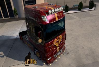 DAF XF 105 50k Christmas delivery skin 1.26