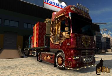 DAF XF 105 50k Christmas delivery skin 1.26