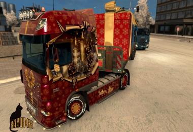 DAF XF 105 50k Christmas delivery skin 1.26