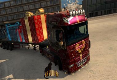 DAF XF 105 50k Christmas delivery skin 1.26