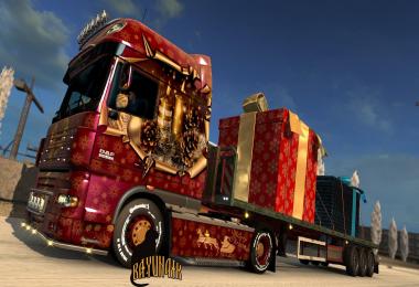 DAF XF 105 50k Christmas delivery skin 1.26