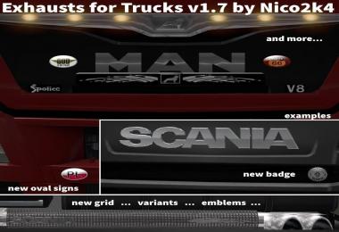 Exhausts for Trucks v1.7 by Nico2k4