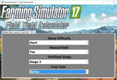 Field Yield Calculator v1.0