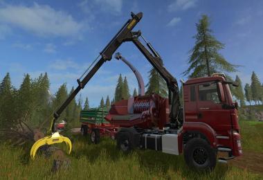 MAN TGS 18.480 with Jenz HEM583 Woodcrusher v1.0