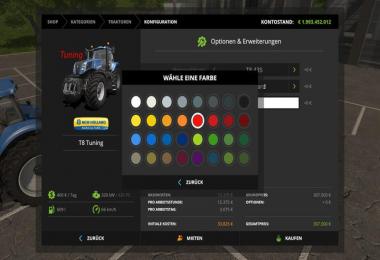 New Holland T8 Tuning v1.0