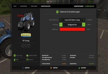 New Holland T8 Tuning v1.0