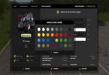 New Holland T8 Tuning v1.1