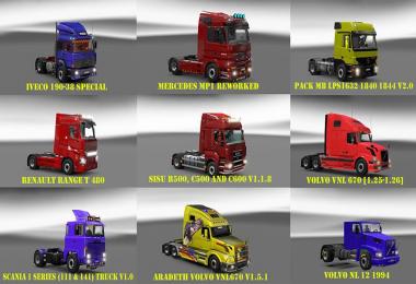 Pack 7 compt. Trucks of Powerful Engines Pack + Transmissions v9.0