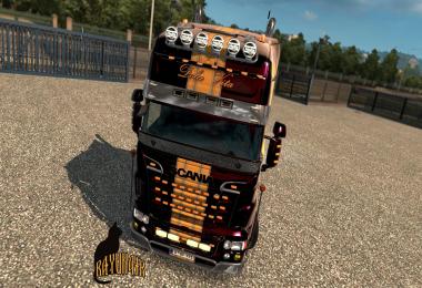 Scania R&S Topline Dolce Vita skin 1.26