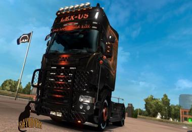 Scania R&S Topline Lex-Us skin 1.26