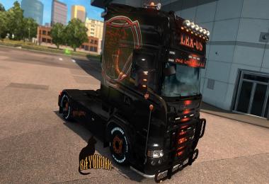 Scania R&S Topline Lex-Us skin 1.26