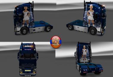 Volvo FH 2013 Snegurka Skin Pack v1.0