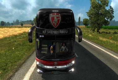 Bus Marcopolo G7 1600LD KF Skenderbeu Skin v.1.26