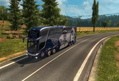 Bus Marcopolo G7 1600LD Tenneessee Titans Skin v1.26