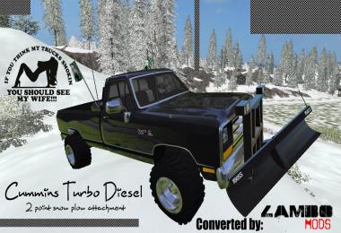 Dodge Cummins SNOW PLOW Turbo Diesel v1.0