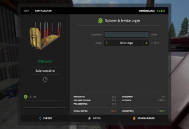 ITRunner Holzcontainer faltbar v2.0.0.2