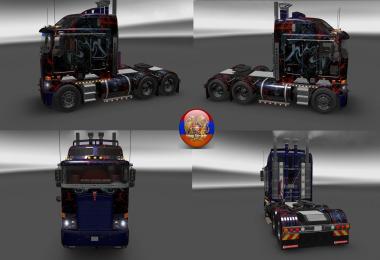 Kenworth K108-K200-W900 Long Metallic Abstraction Skin