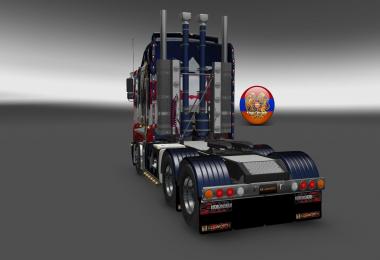 Kenworth K200 Metallic USA Style Skin 1.26.4.3s