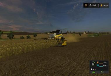 New Holland 45ft with sunflowers v1.0