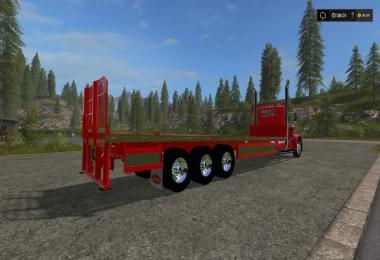 Peterbilt 388 Flatbed Custom Daycab v1