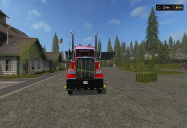 Peterbilt 388 Flatbed Custom Daycab v1