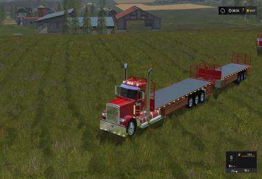 Peterbilt 388 Flatbed Custom Daycab v1