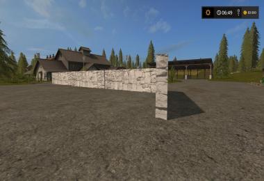 Wall 10M with Collision v2.0 Placeable