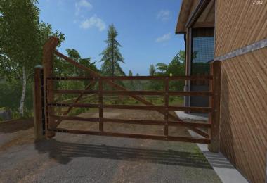 Animated paddock fence with gate v1.0