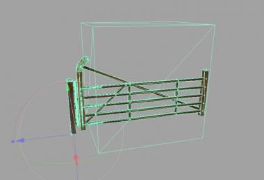 Animated paddock fence with gate v1.0