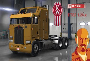 Kenworth K100 (ETS2 Version) 1.26.x