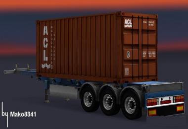 Trailer Container Atlantic Container Line v1