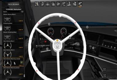 Vabis Steering Wheel for Scania RJL