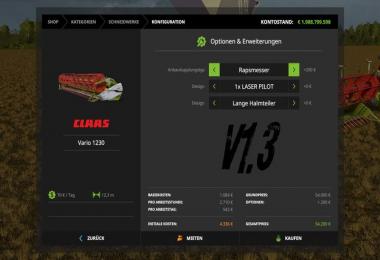 Claas Lexion 700 STAGE IV Pack v1.4