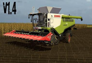 Claas Lexion 700 STAGE IV Pack v1.4