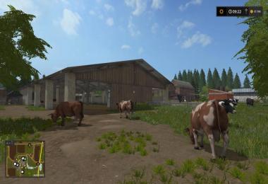 Cowshed Farming simulator 17 v2