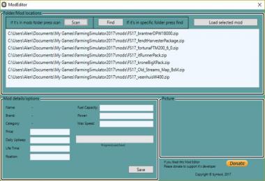 FS17 ModEditor v1.1