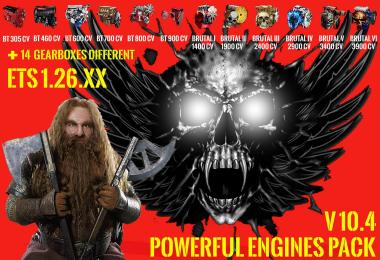 Pack Powerful engines + gearboxes v10.4 for 1.26.x